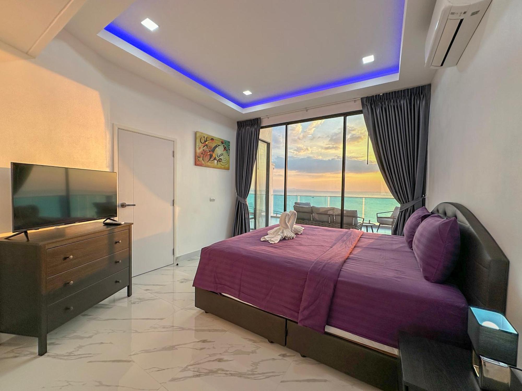 Stunning Beachfront View Luxurious Apartment 40 Jomtien Beach Exterior foto