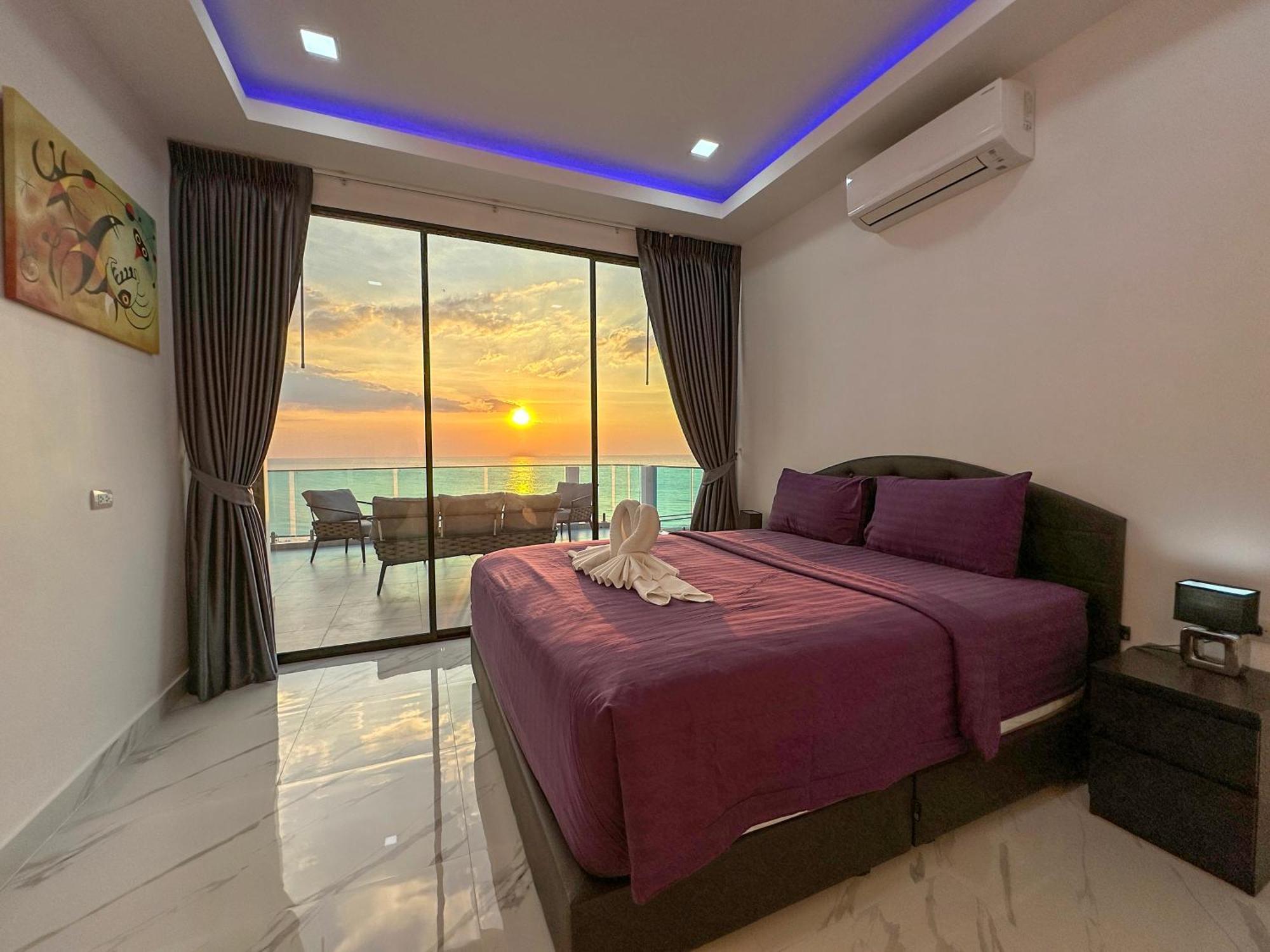 Stunning Beachfront View Luxurious Apartment 40 Jomtien Beach Exterior foto